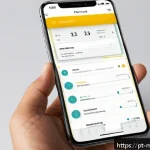 Home 18 모바일 친화적인 콘텐츠 제작 전략 - A modern mobile website interface showcasing intuitive navigation design for Portuguese-speaking use...
