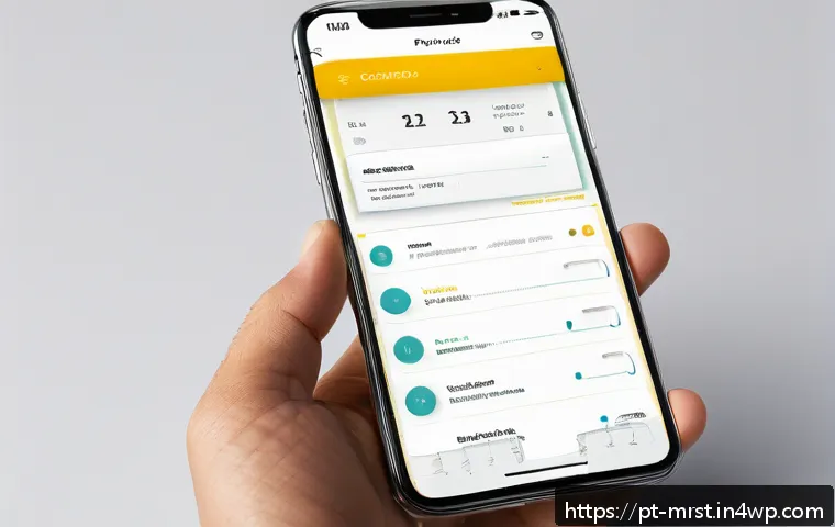 모바일 친화적인 콘텐츠 제작 전략 - A modern mobile website interface showcasing intuitive navigation design for Portuguese-speaking use...